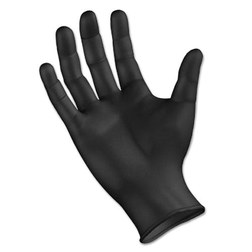 6 mil Black Latex Gloves, 100/box, 10 boxes/carton, price per carton